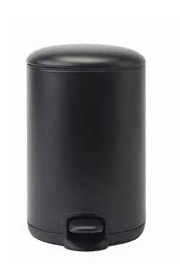 Pedal Bin Kaz Black 3L