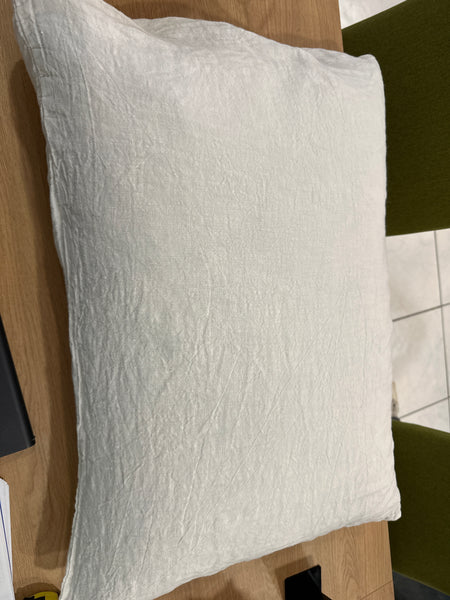 Pillow Case Washed Linen White 50x70cm