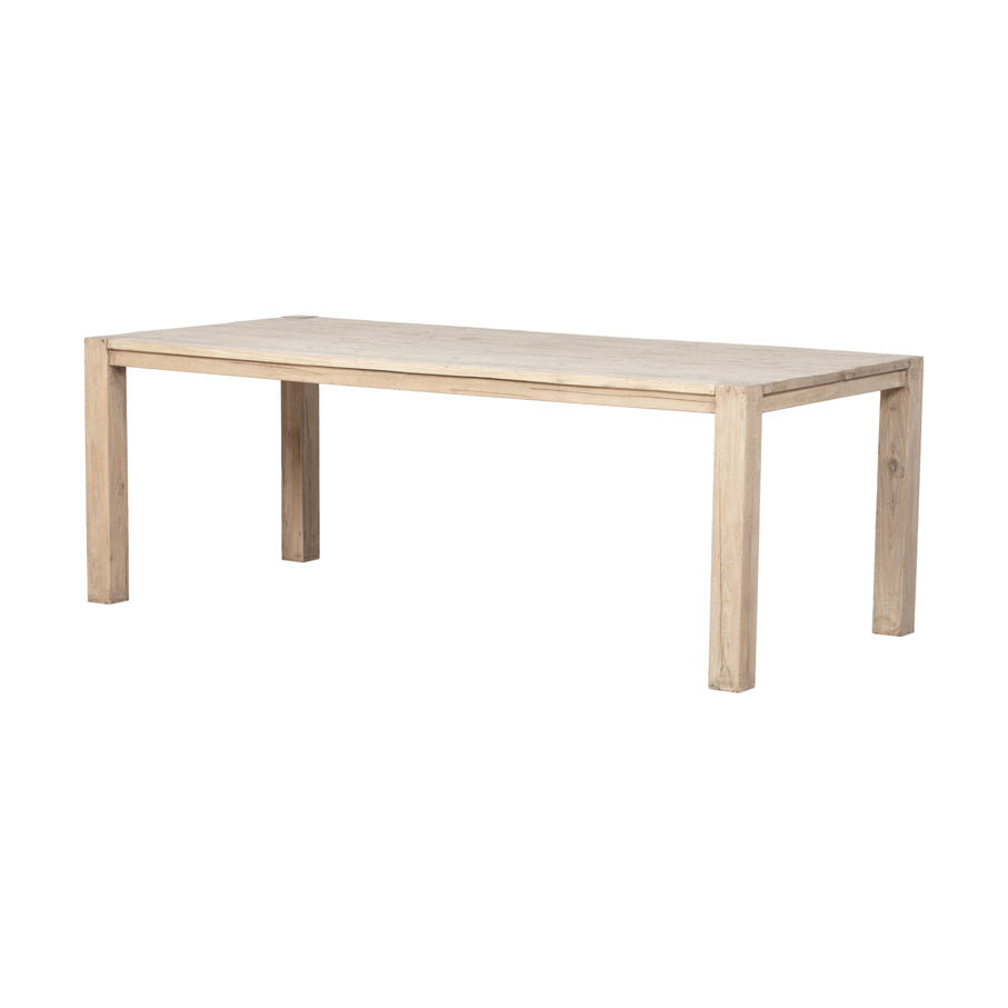 Dining Table Natural Wood 217x100x77cm