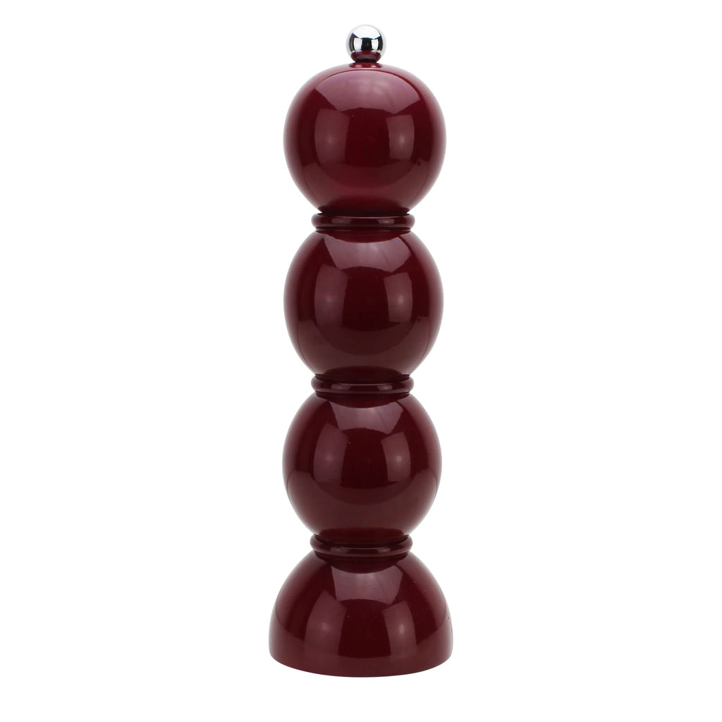 Salt & Pepper Grinder Bobbin Cherry Red 24x7cm