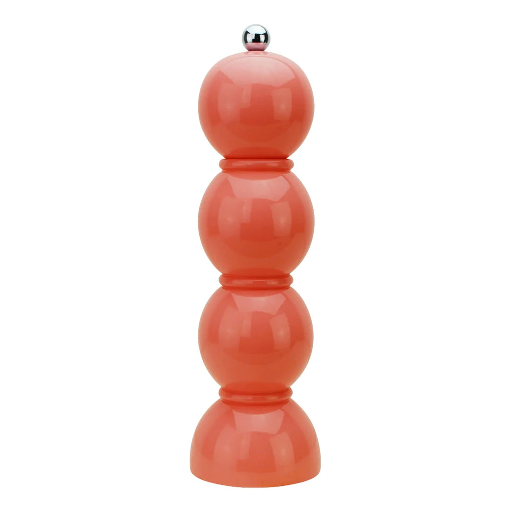 Salt & Pepper Grinder Bobbin Coral 24x7cm