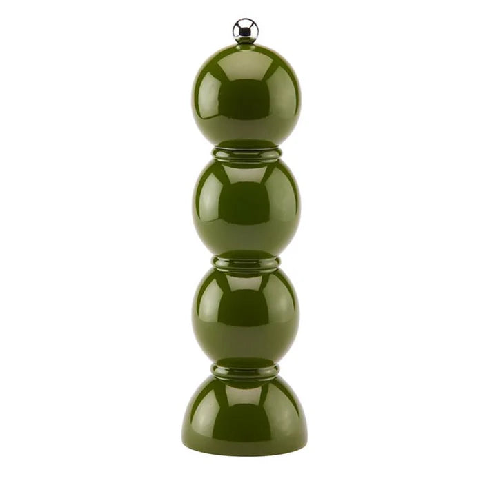 Salt & Pepper Grinder Bobbin Khaki Green 24x7cm