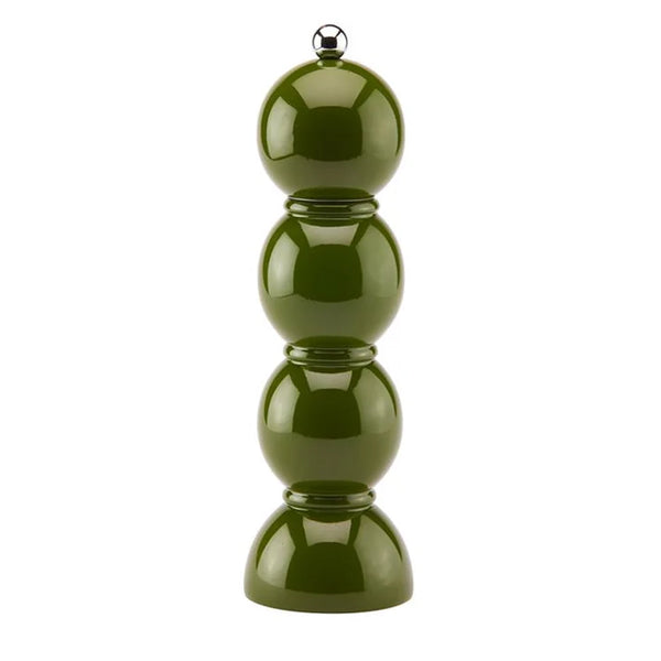 Salt & Pepper Grinder Bobbin Khaki Green 24x7cm