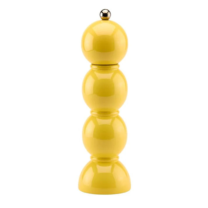 Salt & Pepper Grinder Bobbin Buttercream Yellow 24x7cm