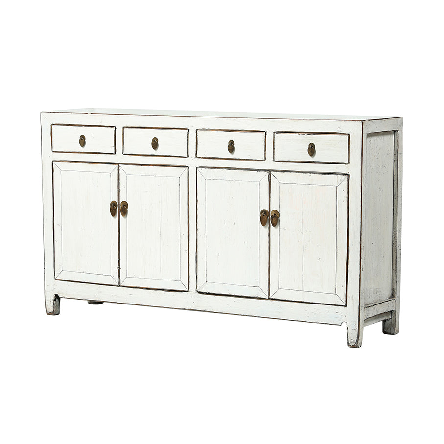 Sideboard White Lacquer 160x40x90cm