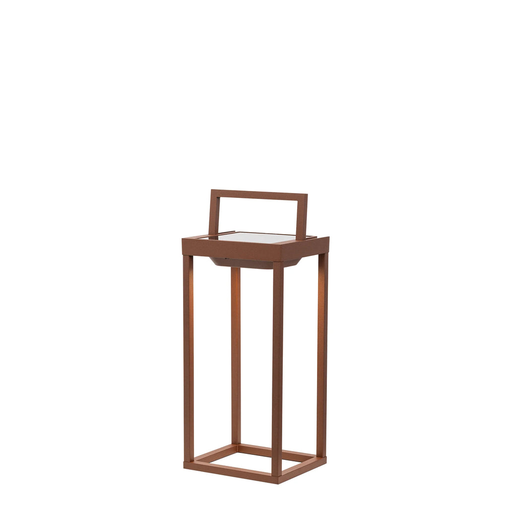Solar 2 Floor Lamp Corten Brown Small H31cm