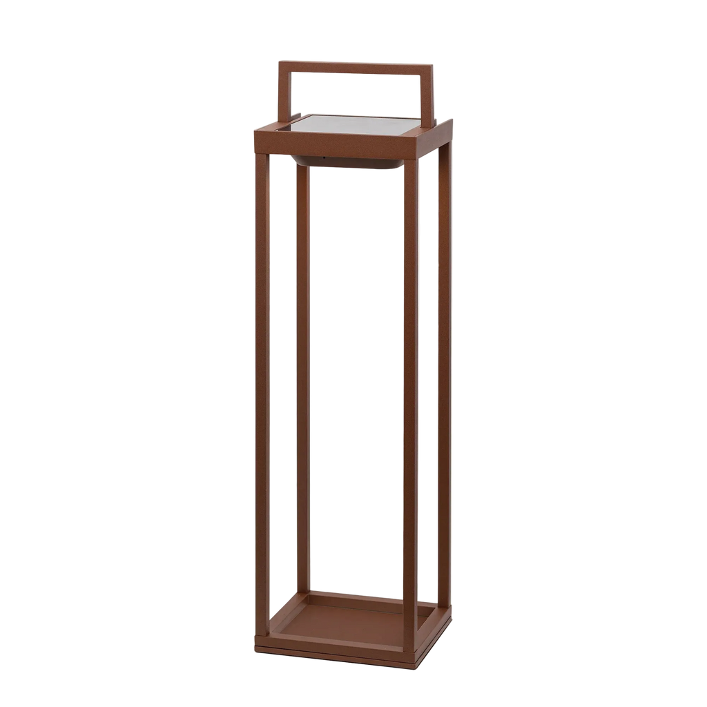 Solar 2 Floor Lamp Corten Brown Tall H50cm
