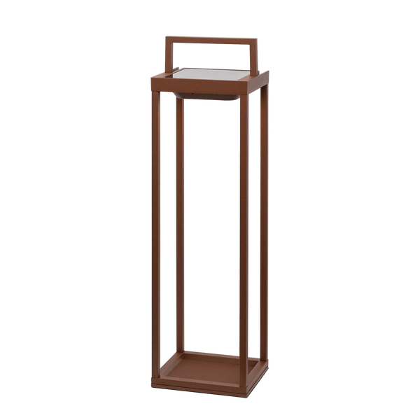 Solar 2 Floor Lamp Corten Brown Tall H50cm