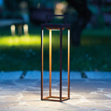 Solar 2 Floor Lamp Corten Brown Tall H50cm
