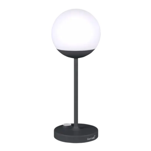 Fermob Moon Lamp Outdoor LED Rechargeable Anthracite H41 - NEW