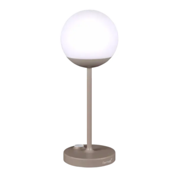 Fermob Moon Lamp Outdoor LED Rechargeable Nutmeg Beige H41 - NEW