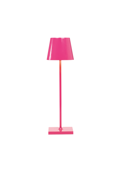 Poldina Lamp Glossy Pink 11x11x38cm