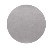 Placemat Round Silver Cloud Vegan Leather 38cm