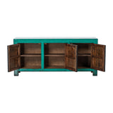 Sideboard Turquoise Petrol 3 doors 190x45x85cm