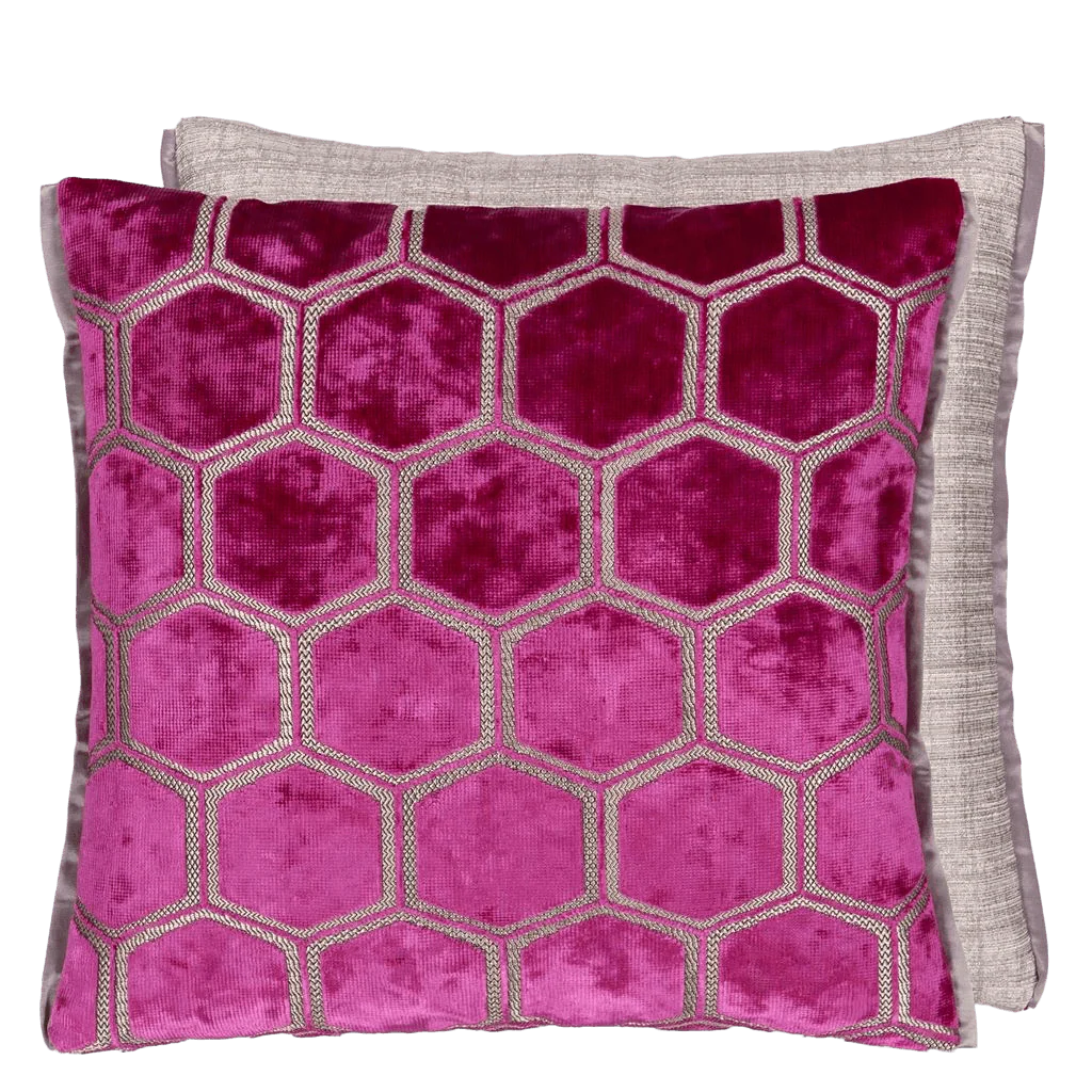 Cushion Manipur Fuchsia  43x43cm