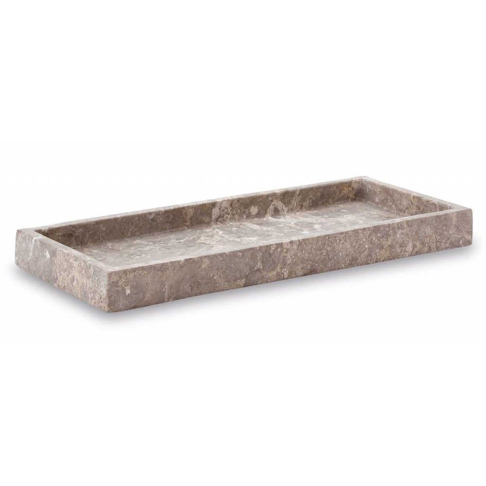 Tray Conor Beige Marble Rectangle