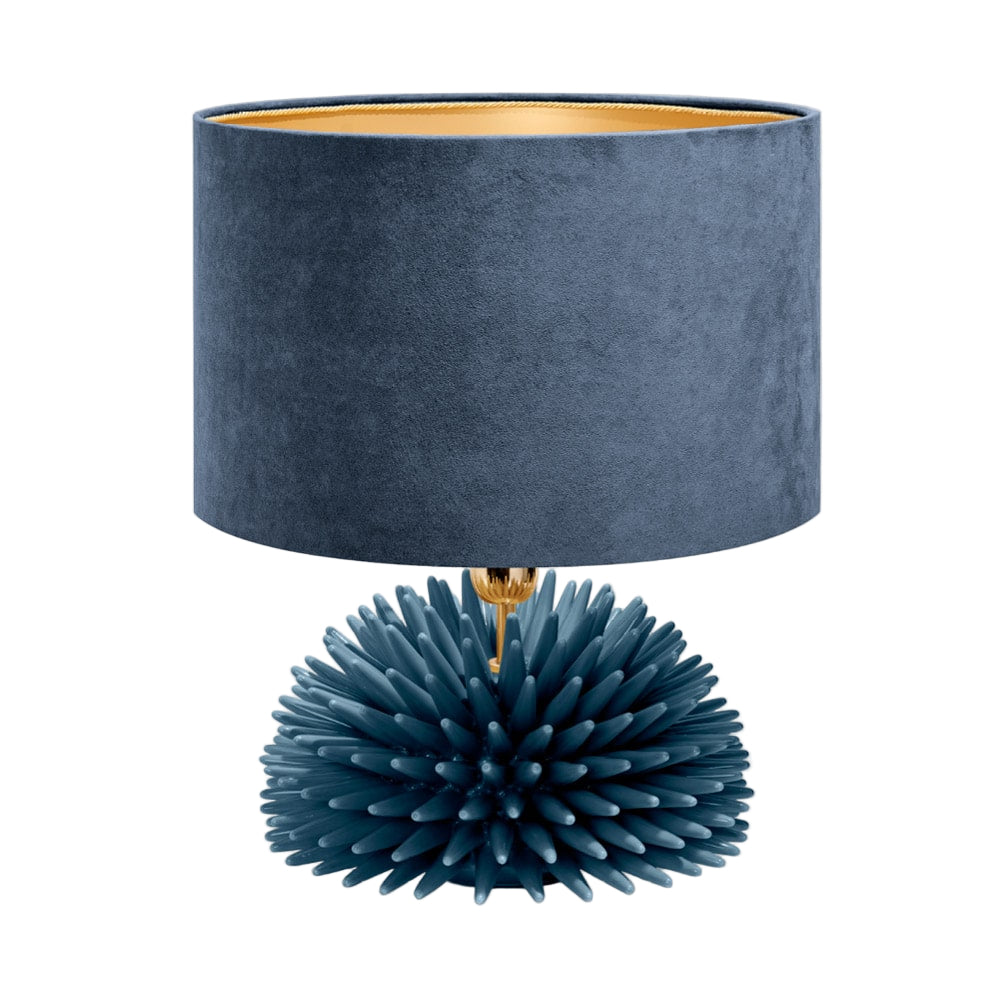 Lamp Urchin Ceramic Avion Blue 25x25x30cm