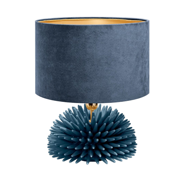 Lamp Urchin Ceramic Avion Blue 25x25x30cm
