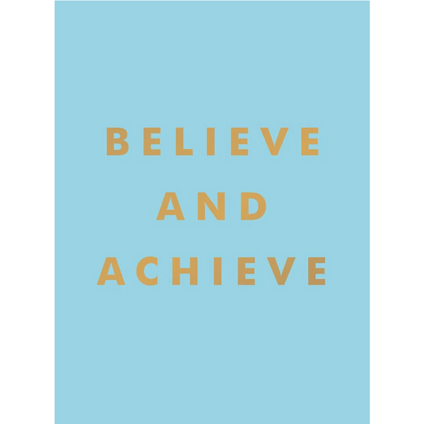 Book Believe And Achieve 14x10x2cm