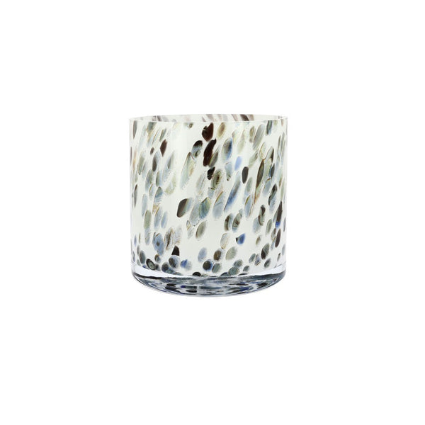 Candle Prestige Fraicheur Dots White Blue 370g