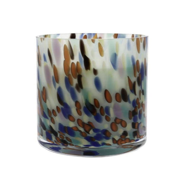 Candle Prestige Lumiere Dots Blue Brown 1400g