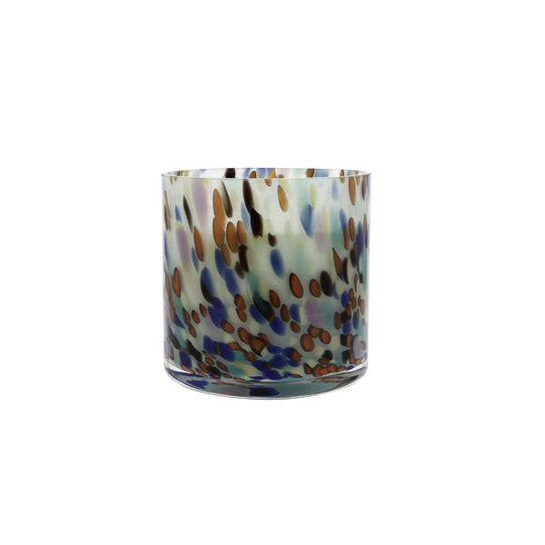 Candle Prestige Lumiere Dots Blue Brown 370g