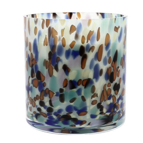 Candle Prestige Lumiere Dots Blue Brown 2500g