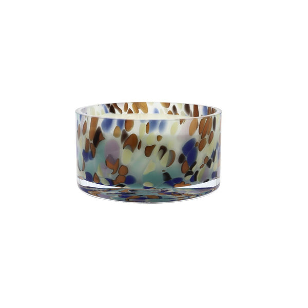 Candle Prestige Lumiere Dots Blue Brown 700g