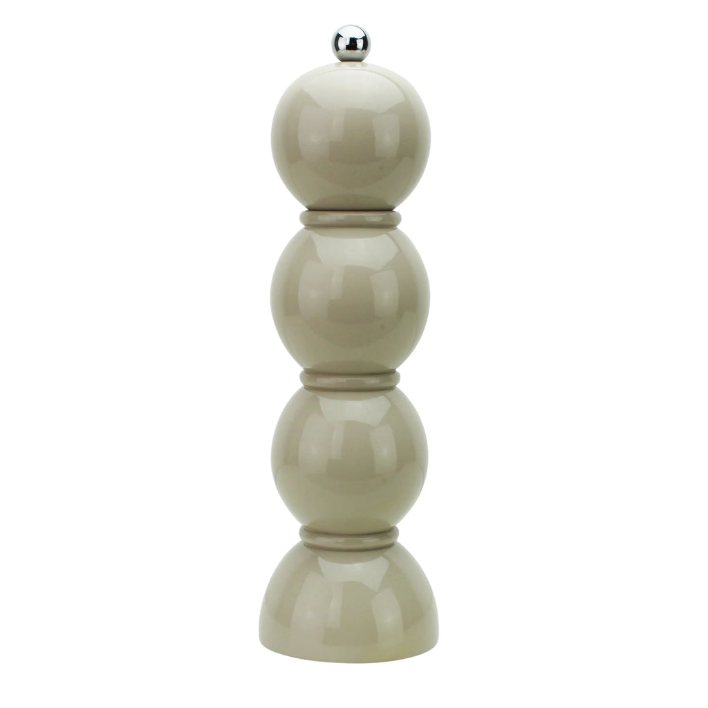 Salt & Pepper Grinder Bobbin Cappuccino Beige 24x7cm
