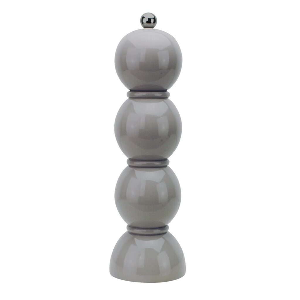 Salt & Pepper Grinder Bobbin Chiffon Grey 24x7cm