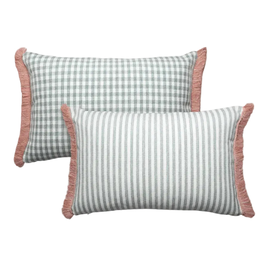 Cushion OUTDOOR Tahiti Aqua Coral 60x40cm