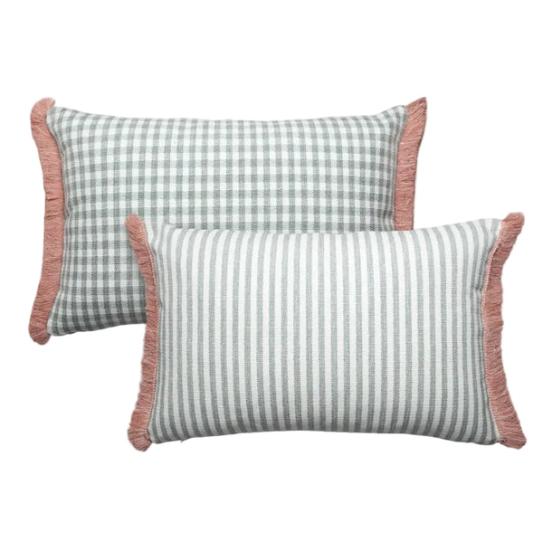 Cushion OUTDOOR Tahiti Aqua Coral 60x40cm