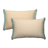 Cushion OUTDOOR Tahiti Yellow Aqua 60x40cm