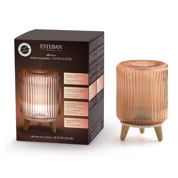 Home Fragrance Electric Diffuser Retro Glass Pink