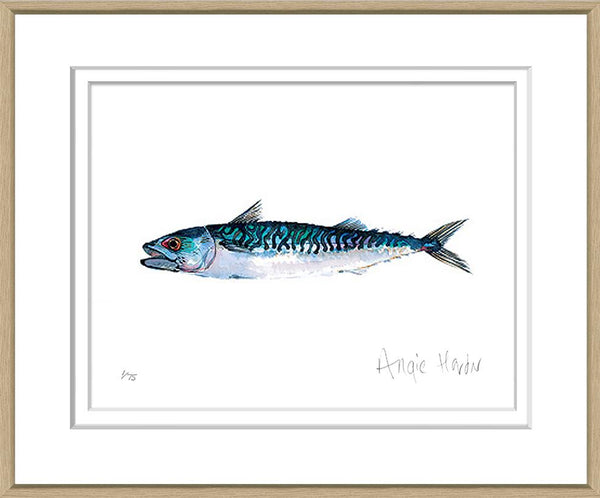 Art in Oak Frame "Fish" 47x58cm