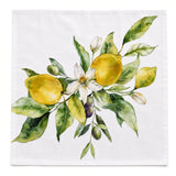 Serviette Lemon Olive 100% Linen - Set of 6