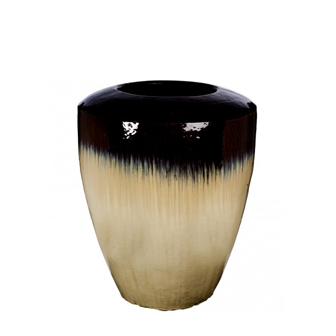 Planter Ceramic Inspiration Brown Large d50x60 cm