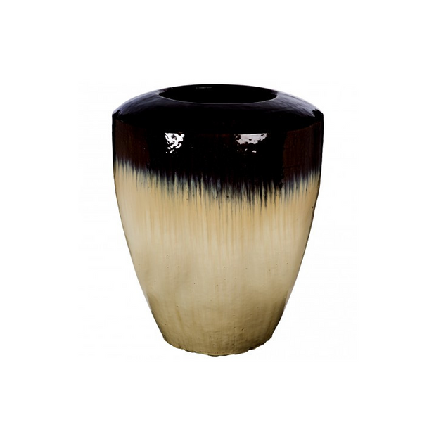 Planter Ceramic Inspiration Brown Large d50x60 cm