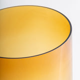 Candle Holder Yuka Amber Orange h42cm