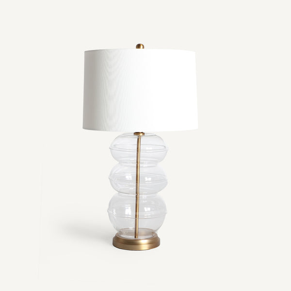 Lamp Balls Glass Gold 40x40x76cm