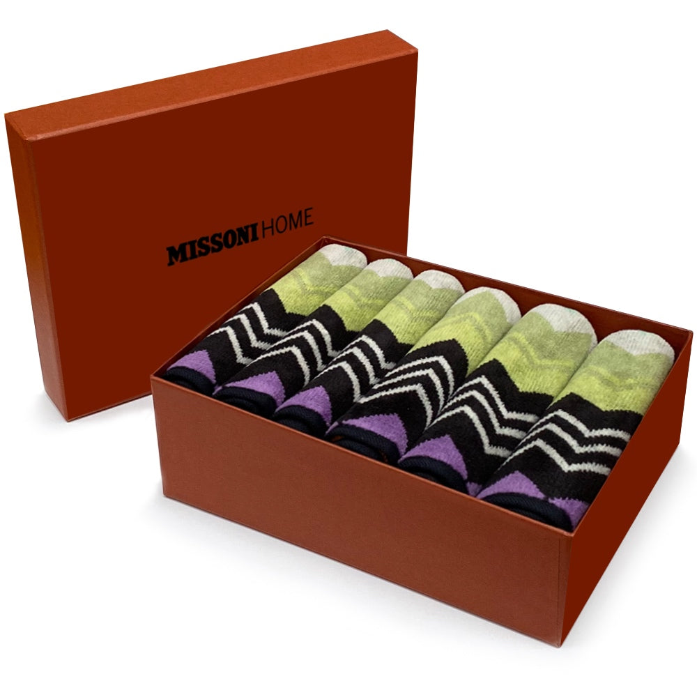 Missoni Face Towel Giacomo Col.T59 30x30cm - Box Set of 6