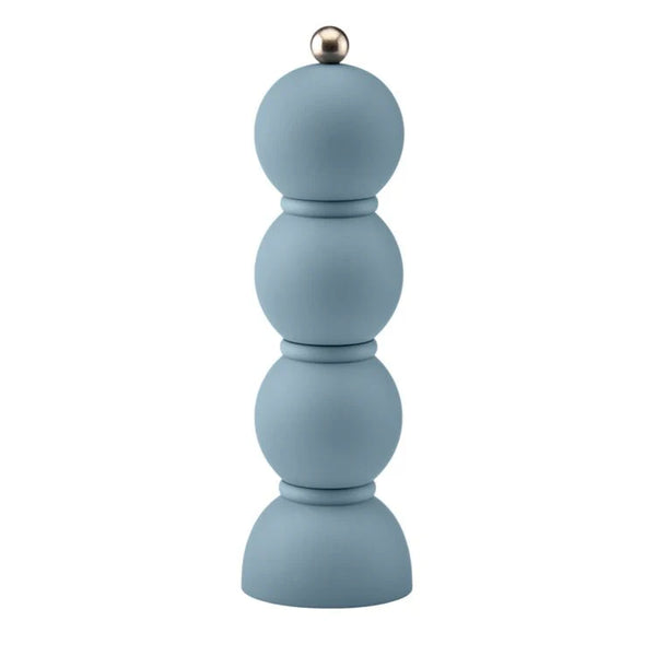Salt & Pepper Grinder Bobbin Scandi Matt Chambray Blue 24x7cm