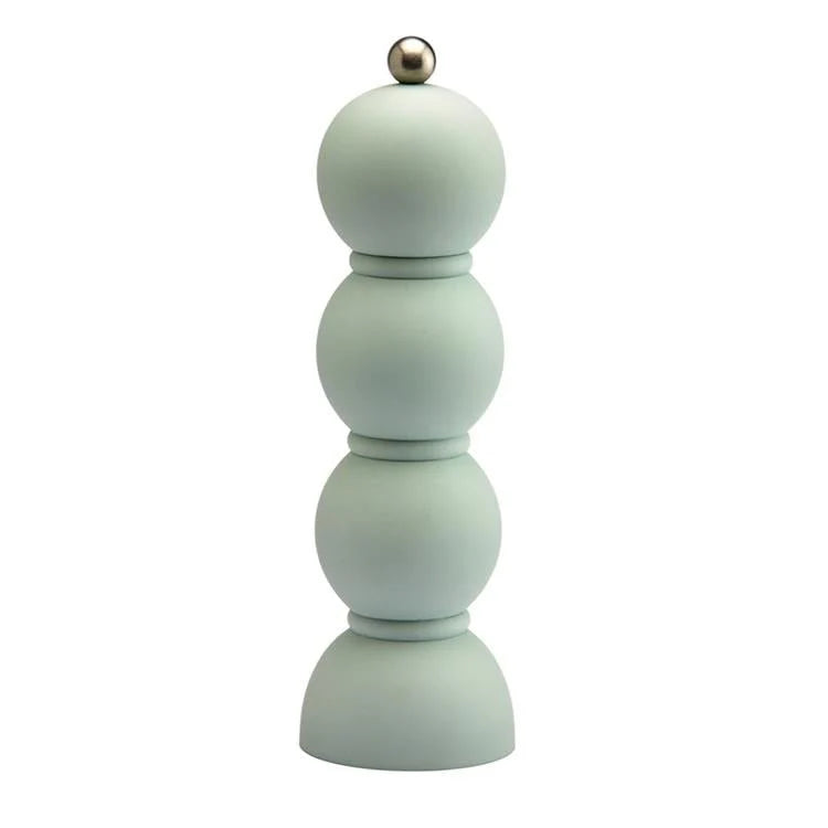 Salt & Pepper Grinder Bobbin Scandi Matt Eau de Nil 24x7cm