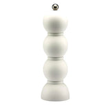 Salt & Pepper Grinder Bobbin Scandi Matt White 24x7cm