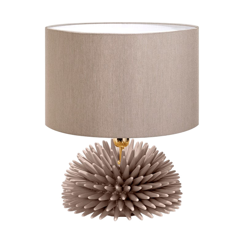 Lamp Urchin Ceramic Tortora Beige 35x35x40cm Medium