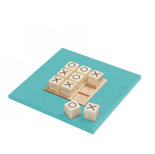 Luxury Handmade TicTacToe Set - Large - Buffalo Bluebettle 22x22cm