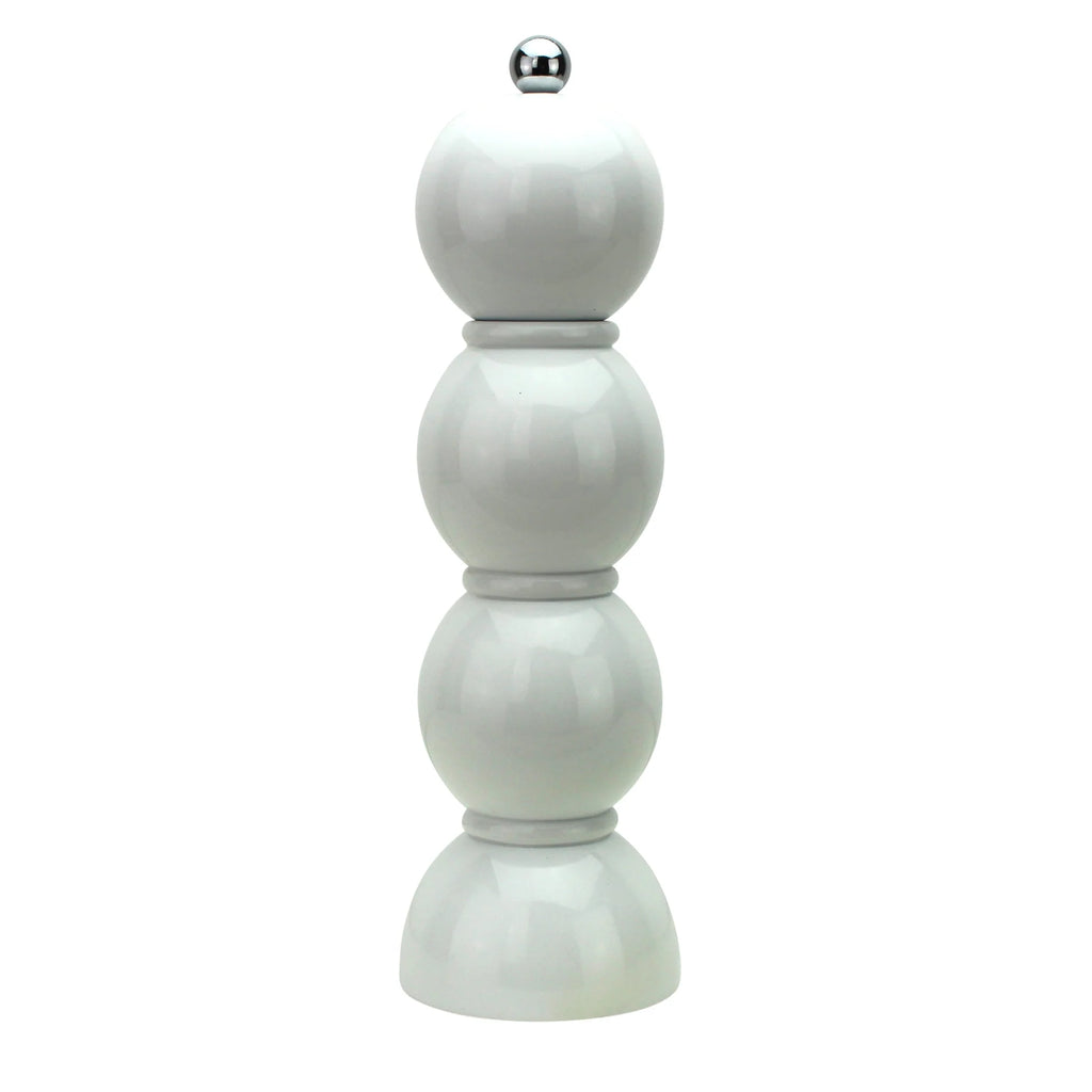 Salt & Pepper Grinder Bobbin White 24x7cm