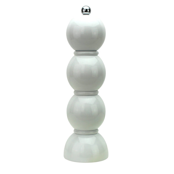 Salt & Pepper Grinder Bobbin White 24x7cm