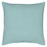 Cushion Brera Lino Turquoise Ocean & Celadon 45x45cm