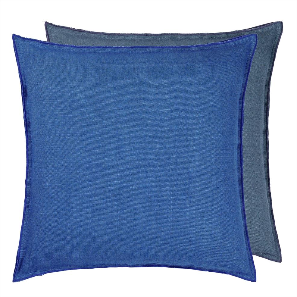 Cushion Brera Lino Blue Lagoon & Marine 45x45cm